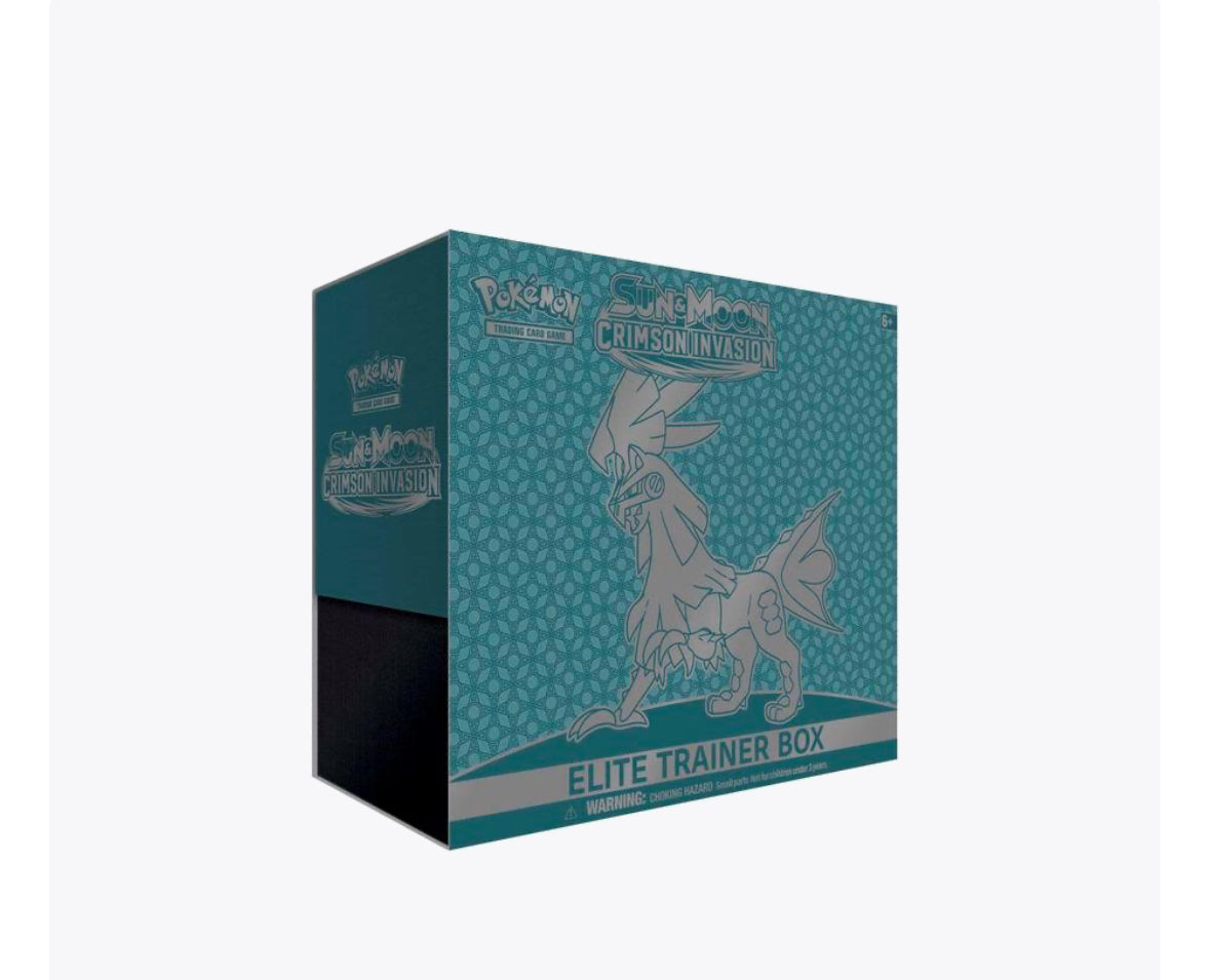 Sun & Moon Crimson Invasion Elite Trainer Box