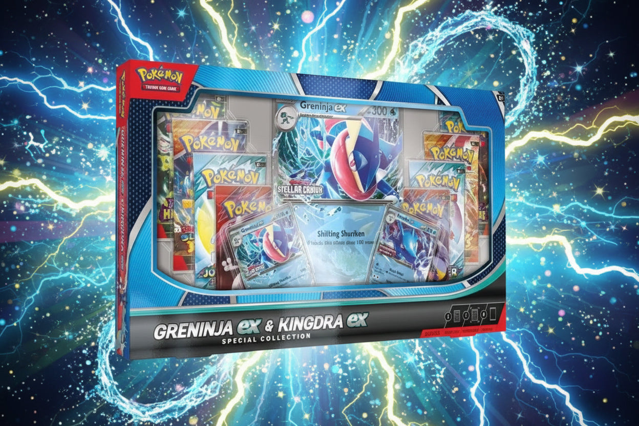 Greninja EX & Kingdra EX Special Collection Box
