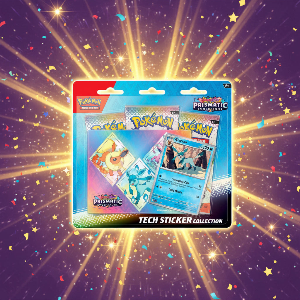 Prismatic Evolutions Tech Sticker Collection [Glaceon]