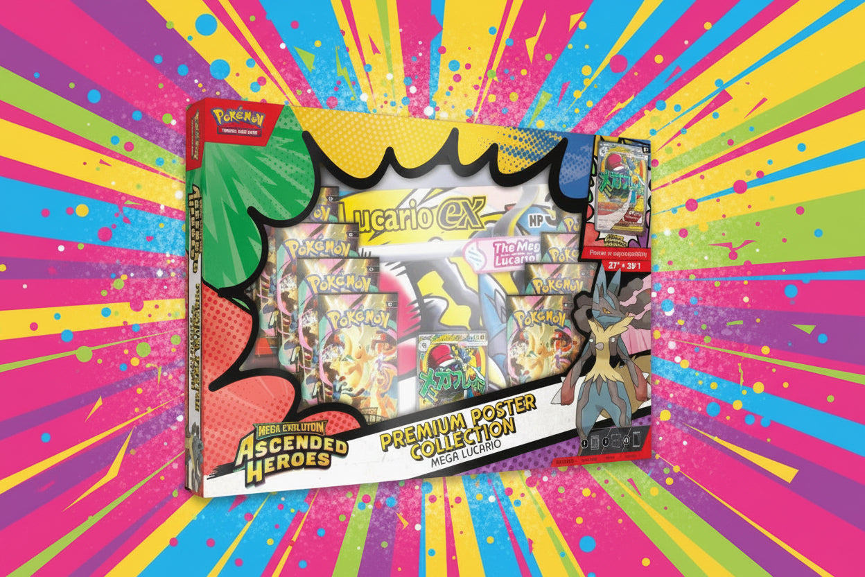 Ascended Heroes Premium Poster Collection: Mega Lucario