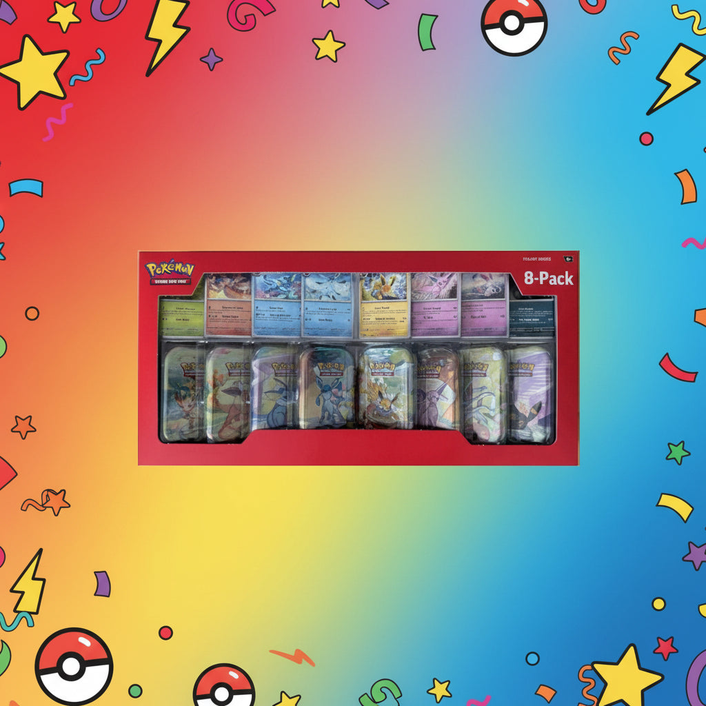 Costco Prismatic Evolutions 8-Pack Mini Tins