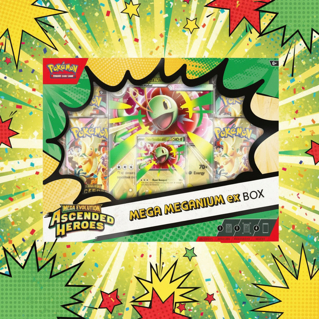 Ascended Heroes Mega Meganium ex Box