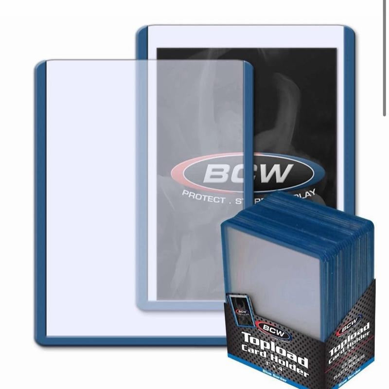 BCW Top Loaders 3" X 4" (Blue)