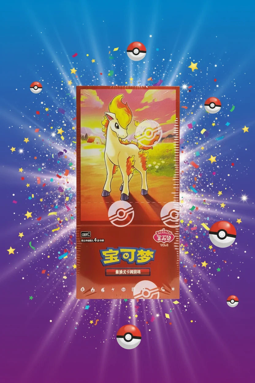 Chinese Pokemon Gem 4 Booster Box