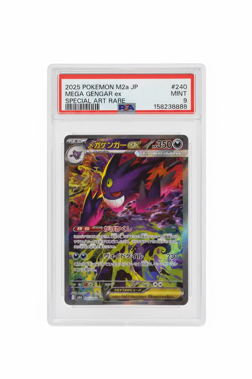 2025 Pokémon M2A Japanese Gengar EX SAR PSA 9